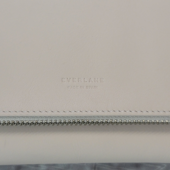 New Everlane Nude Fold Over Clutch - Picture 9 of 11